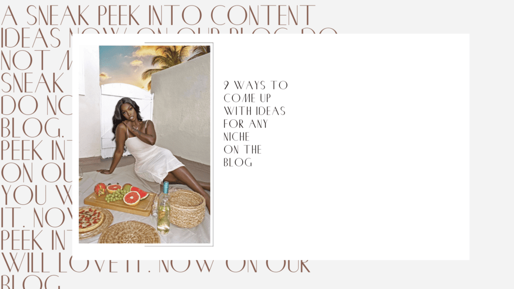 Creating Content Ideas VOQUSDigital